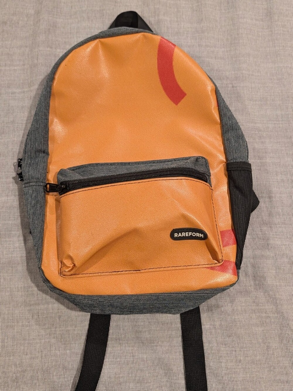 Orange & Gray Rareform Mini Book Bag